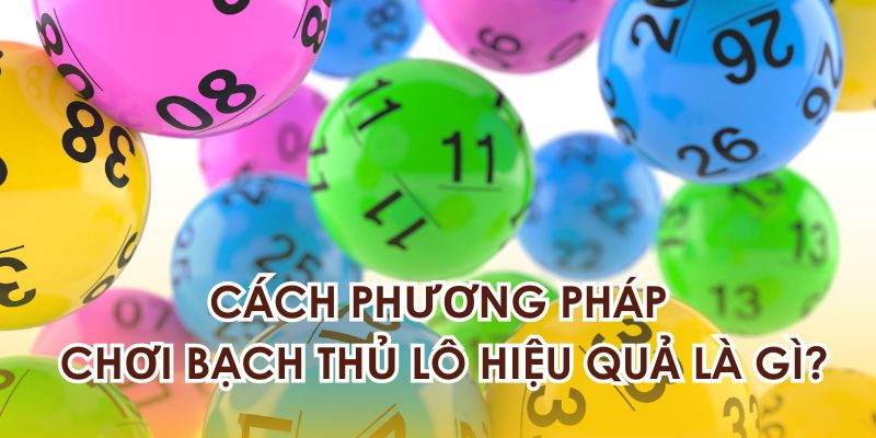Các phương pháp chơi bạch thủ lô là gì?
